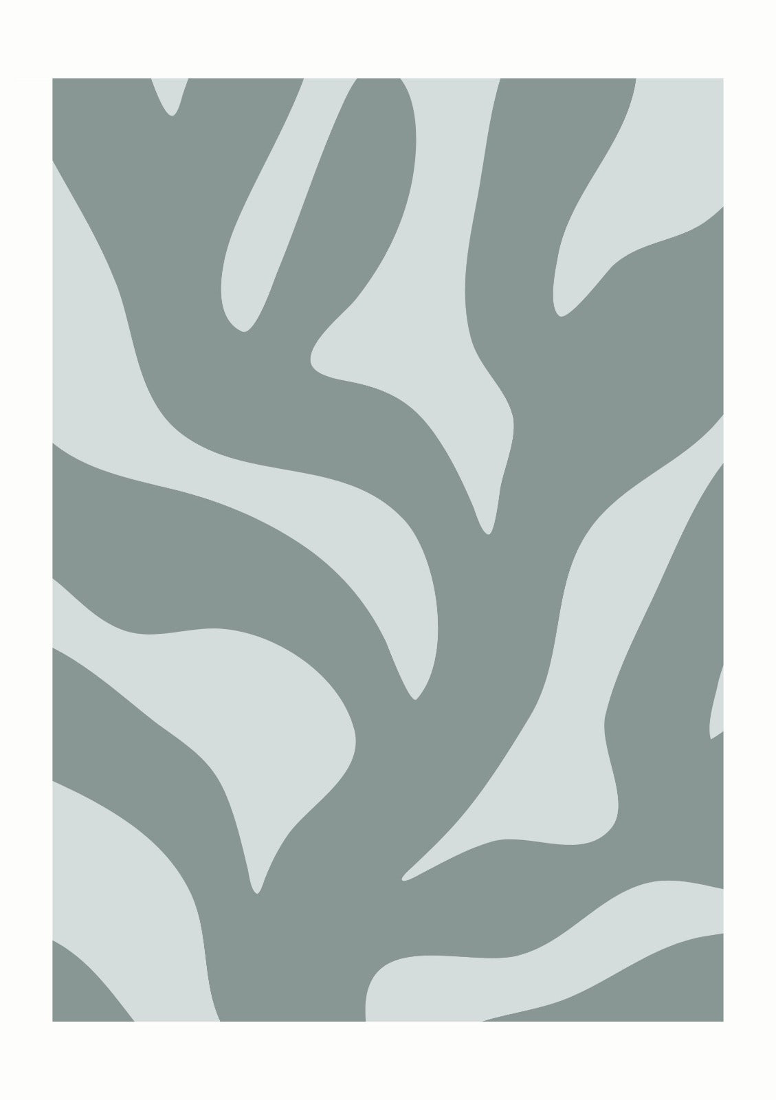 Minimalist Abstract Gray Pattern Wall Art – Contemporary Neutral Decor Print for Modern Home and Office Interior Design