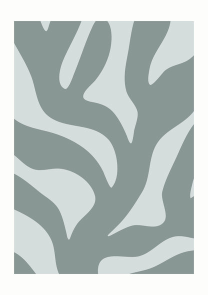 Minimalist Abstract Gray Pattern Wall Art – Contemporary Neutral Decor Print for Modern Home and Office Interior Design