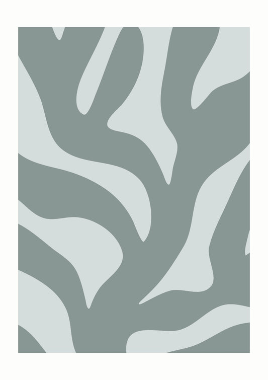 Minimalist Abstract Gray Pattern Wall Art – Contemporary Neutral Decor Print for Modern Home and Office Interior Design