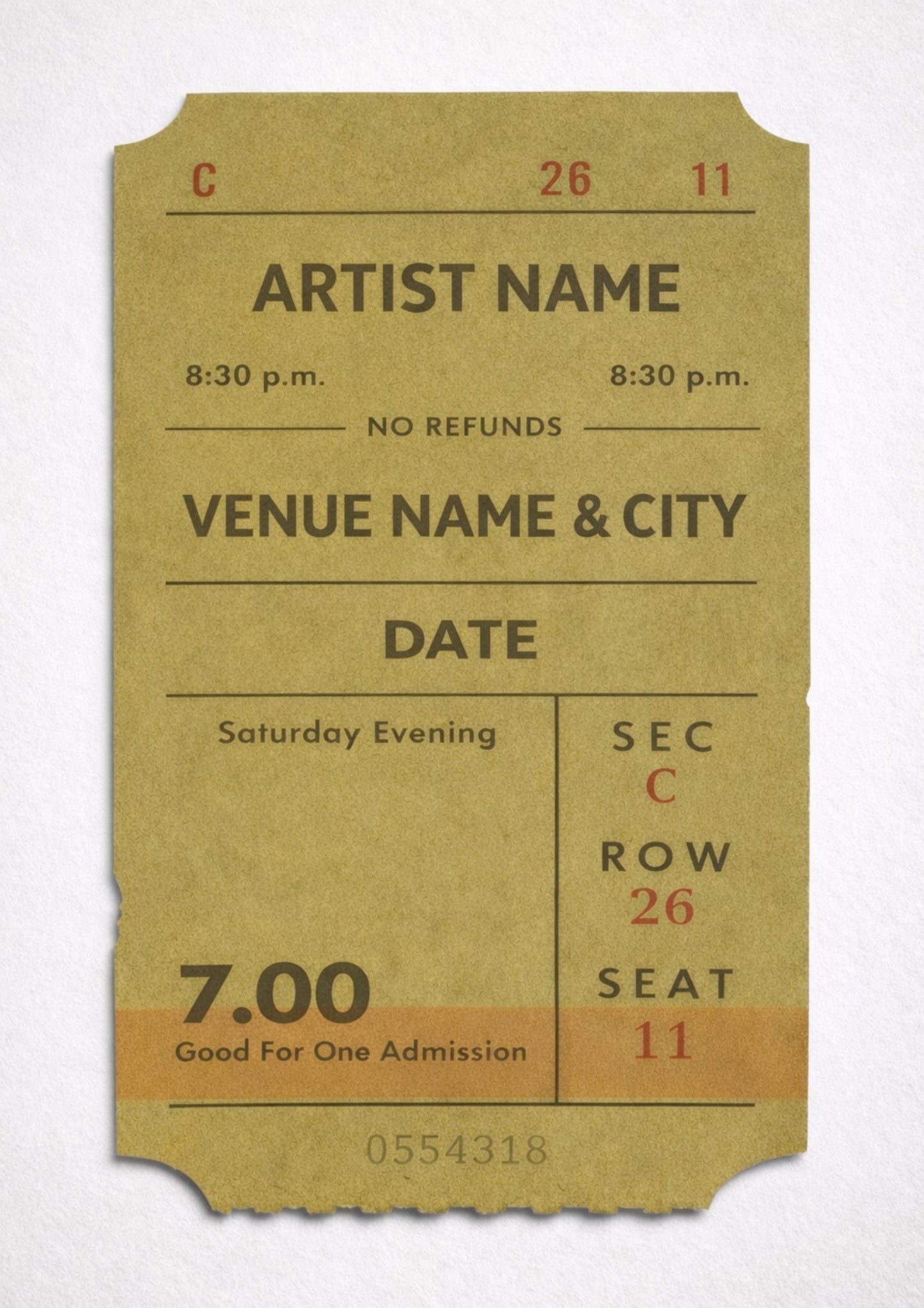 Olivia Rodrigo Ticket Stub Print 2022 Santa Barbara Bowl Concert Poster Retro Music Wall Art Pop Music Fan Gift Sour Tour Memorabilia