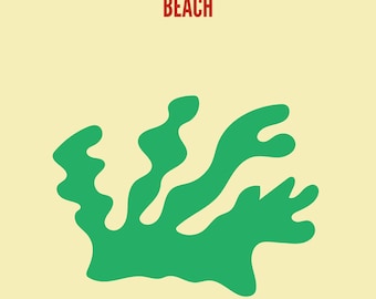 Mnemba Island Zanzibar Poster – Modern Beach Wall Art, Tropical Island Travel Print
